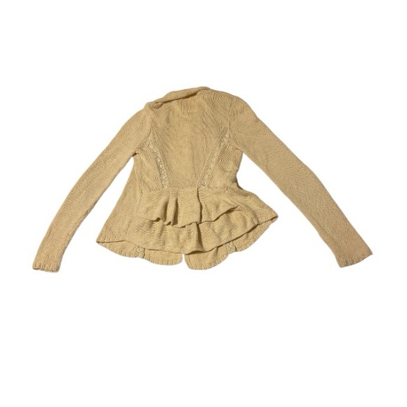 Anthropologie Angel of the North Cream Cardigan - Women’s Size Small - Picture 2 of 8